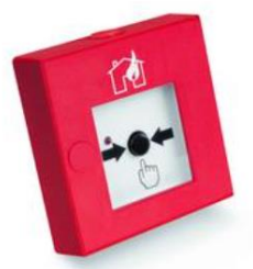 Manual call point, red